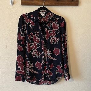 MOVING SALE! Express Portofino Slim Sz Small P- Navy & Maroon